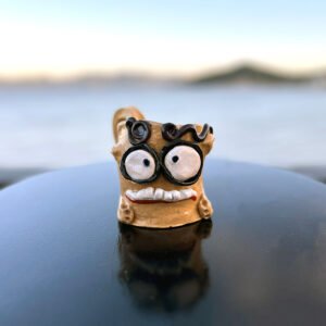 Caneca Divertida Marrom Clara