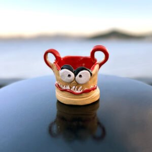 Caneca Divertida Marrom Claro