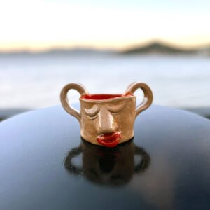 Caneca Divertida Marrom Claro