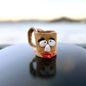 Caneca Divertida Marrom claro