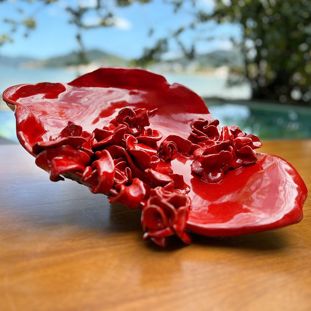 Peça Vermelha - Vil Batista - Cerâmical Autoral