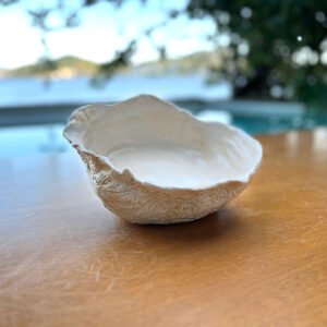 Bowl de Cerâmica com Textura em Relevo Bege