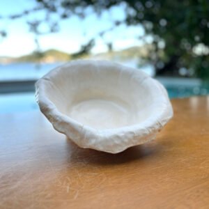 Bowl de Cerâmica com Borda Orgânica Bege