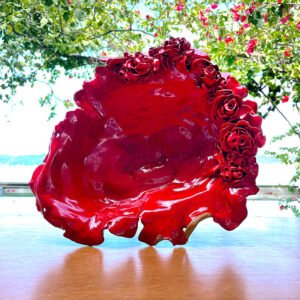 Peça Vermelha 001 - Vil Batista - Cerâmica Autoral - Palhoça - Florianópolis - Santa Catarina - Brasil B